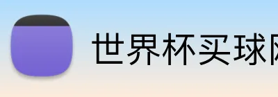 世界杯买球网 Logo